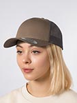 Бейсболка FLEXFIT арт. 6506 (темно-оливковый / коричневый)